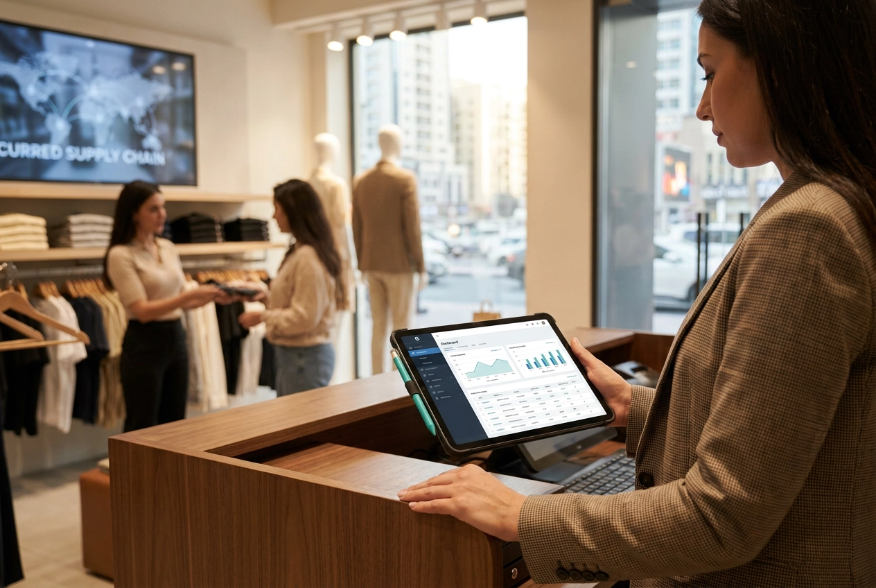 Professional header image for industry analysis: How UAE Fashion Retailers Can End Stockouts with a Unifie...